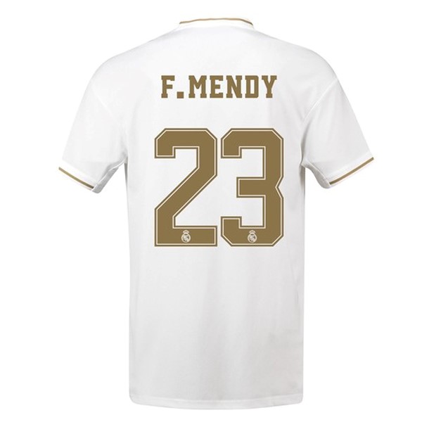 Camiseta Real Madrid NO.23 F.Mendy 1ª 2019/20 Blanco